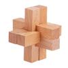 Wooden Luban Puzzle for Adults Kids Unlock Interlock Games Fun Challenge IQ Logic Training Brain Teaser Educational Toys