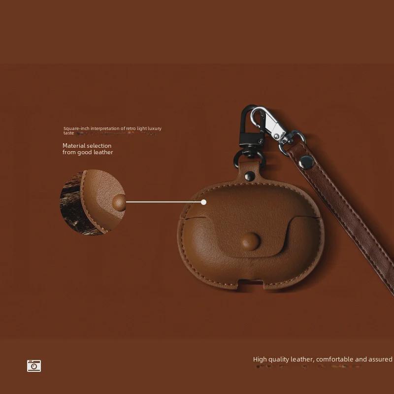 Funda Protectora de Cuero SoundPEATS Air3-Deluxe para Auriculares