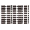 50 Sets Leather Rivets 18x9mm Antique Silver Rectangular Trapezoid Rivets with 3x7mm Iron Trumpet Foot for Craft Repair