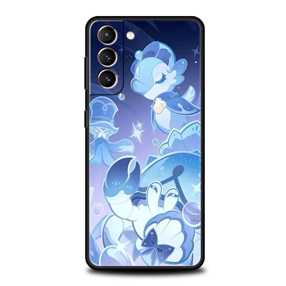 Genshin Impact Lovely Furina Phone Case For Samsung Galaxy S25 Edge S24 S23 S22 Ultra S20 S21 FE 5G S10 S9 Plus S10E Soft Cover