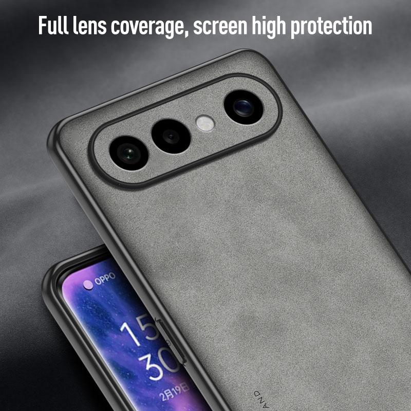 PU Leather Sheepskin Feeling Phone Case For Vivo X300 FE Protective Cover Matte Fundas Coque Capa