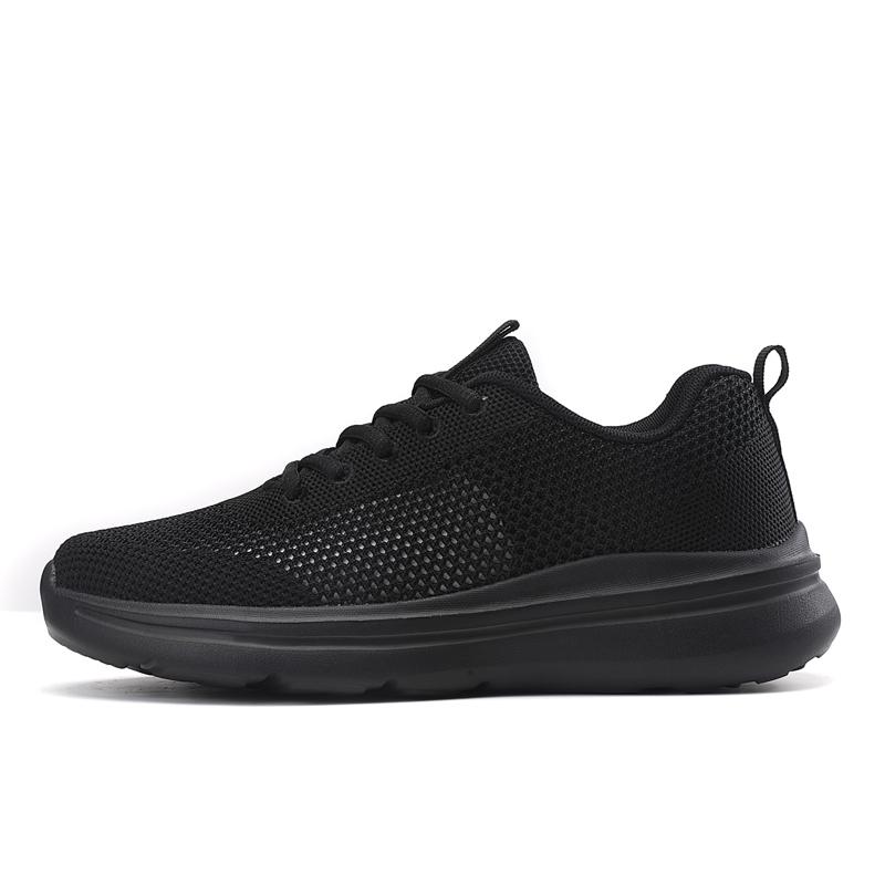 

Hot Selling Unisex Casual Shoes Summer Retro Comfort Sneakers Solid Color Ultra Light Lace Up Running Shoes Men Women Size 35-45 41 чёрный