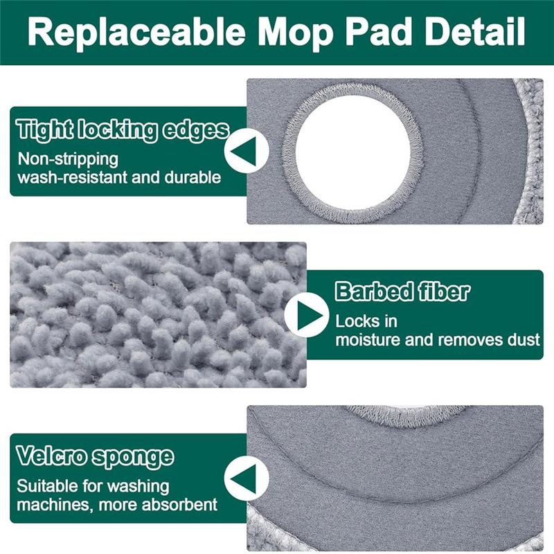 A65T-Mopppad für Roborock Q Revo, Qrevo Maxv, Qrevo S, Qrevo Pro, Qrevo Slim, P10, P10S, V20, P10S Pure, P20 Pro Staubsaugerzubehör