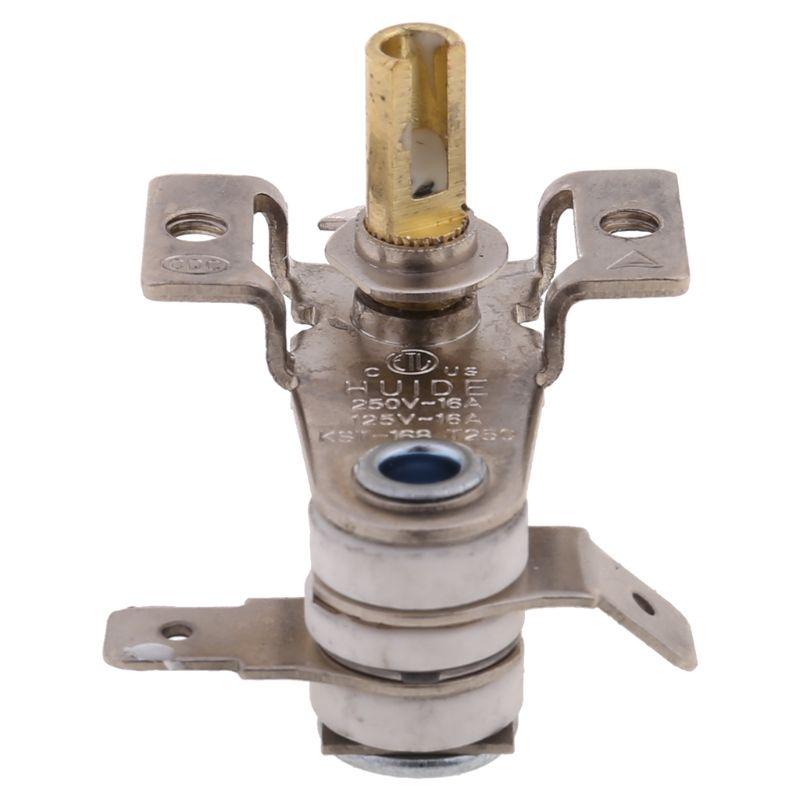 A0KF AC 250V 16A Regulowany przełącznik temperatury 90 stopni Celsjusza Termostat bimetaliczny grzewczy KDT-200 Wysoka jakość