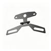 Metal License Plate Bracket Black for Motorcycle Electric Vehicle