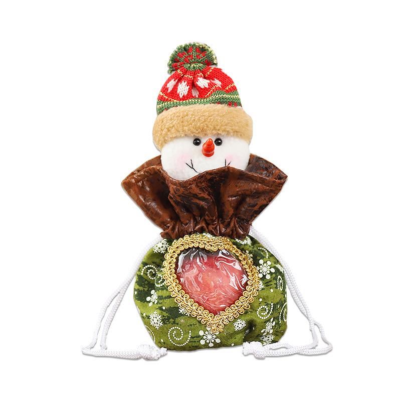 Christmas Cartoon Apple Candy Gift Bag
