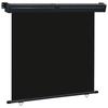 VidaXL Balcony Side Awning 160x250 Cm Black
