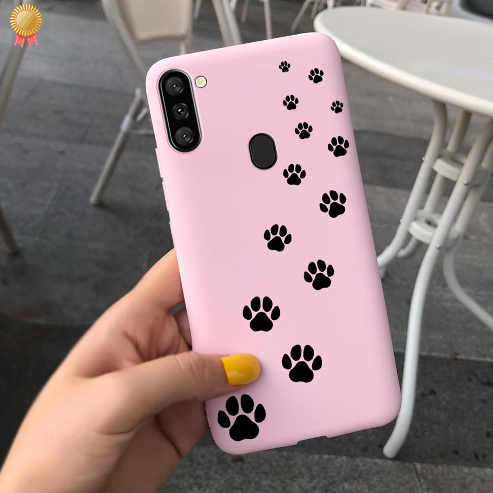 For Samsung Galaxy A11 Case Boy Girl Funny Cartoon Cat Women Silicone Back Case For Samsung Galaxy A 11 SM-A115F 6.4 Funda Cover