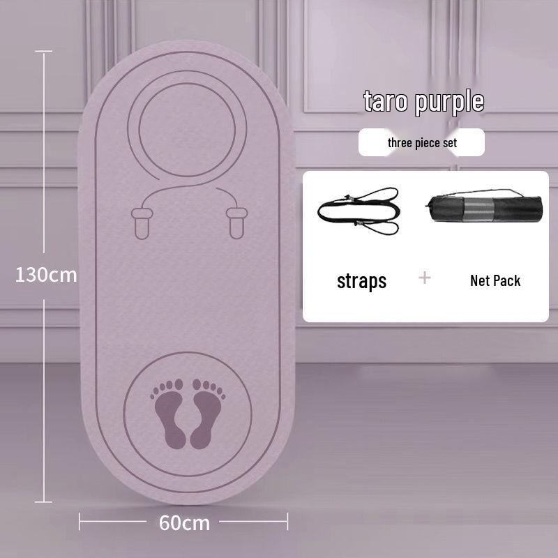 Амортизирующий противоскользящий коврик из ТПЭ для скакалки - Утолщенный звукоизолирующий коврик для йоги в помещении 17cm*34cm*6mm [Mini]