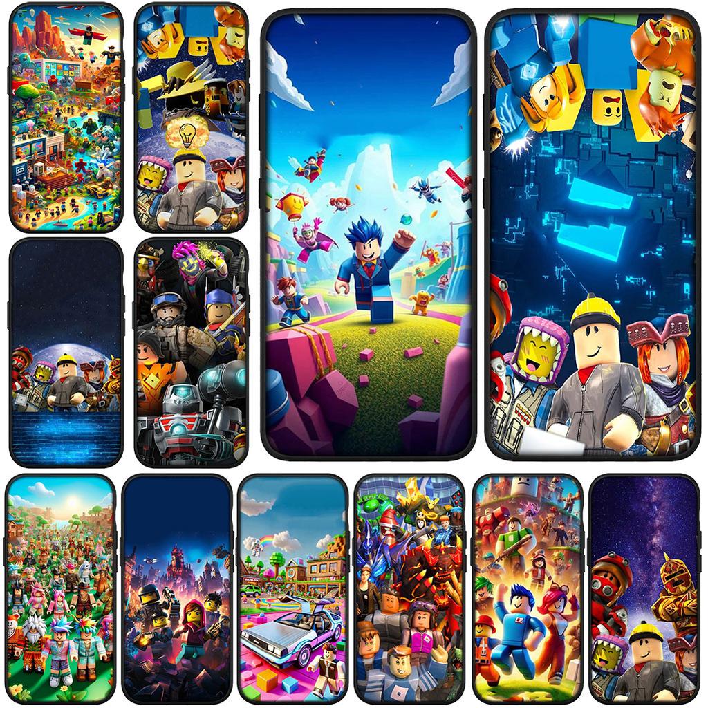 Cover Wallpaper R-Robloxs for Motorola Moto G86 G57 G67 G24 G15 G54 Power G13 G14 G34 G35 G45 G60 G53 G55 G64 G75 G72 Phone Case