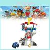 Paw Patrol Toy Set For Kids With Pullbackpolice Cars And Figures For Children Playtime
