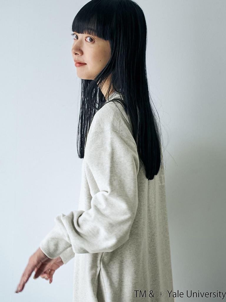 Cohen YALE Custom Logo Print Half-Zip Dress, 76756460370, 1100 LT.GRAY (11), FREE