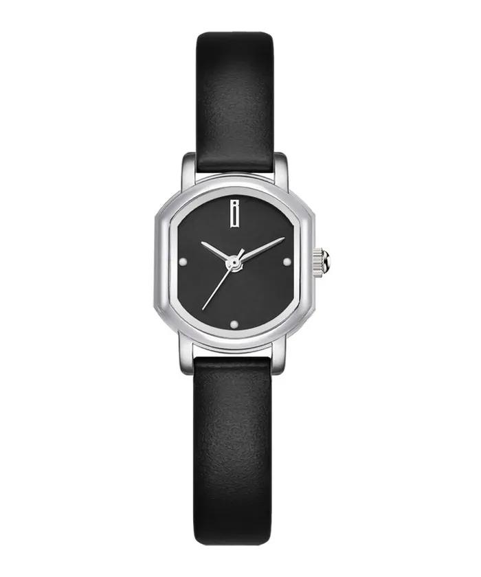Ciel Classic Dot Black BW10925L-WBBK Square Leather Women's Watch