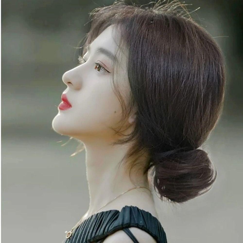 Fluffy Invisible Seamless Bun Natural Hair Decoration New Hair Ring Girls