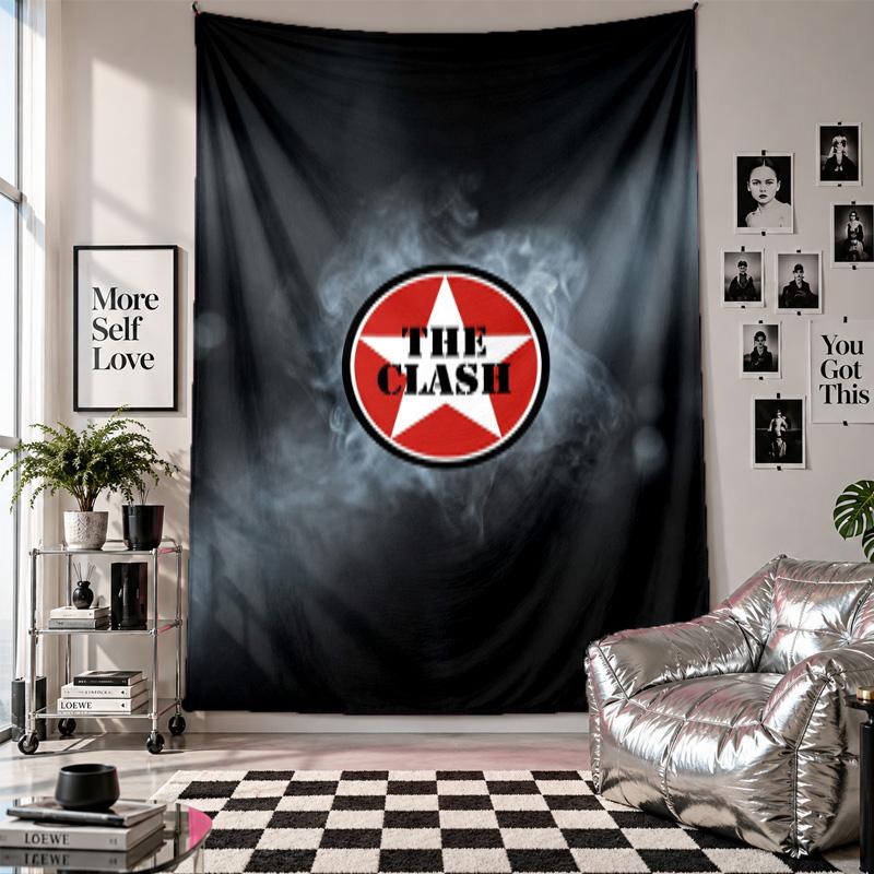 The Clash Wall Tapestry Home Decor Wall Hanging Cloth for Bedroom Living Room Background