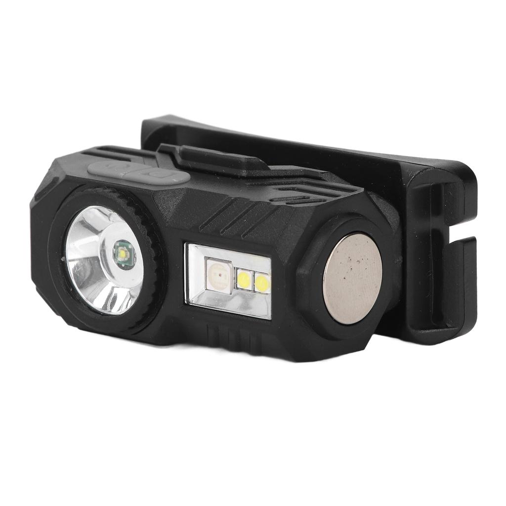 Motion Sensor Headlamp Multiple Modes High Brightness Magnetic LED Light with Headband and   Clip for Outdoor