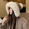 New Winter Warm Ear Protection Lei Feng Hat Women's Cold and Windproof Fleece Thickened Wool Hat