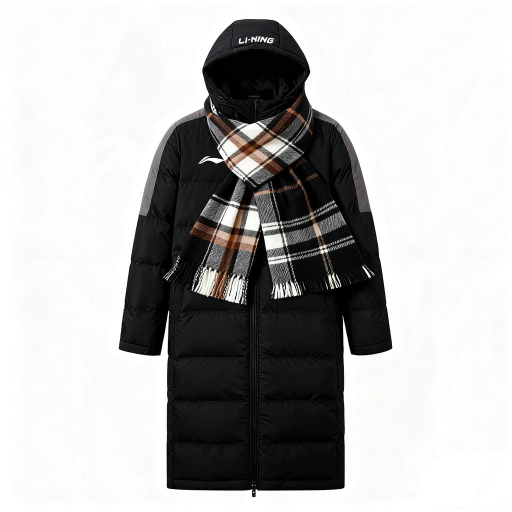 Li Ning Puffer Jacket Winter Men's Black AFMR481-1