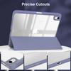 Compatible Acrylic Protective Case with Pen Slot for iPad 11 Air 4 & iPad Pro 13, M4 Leather Edition