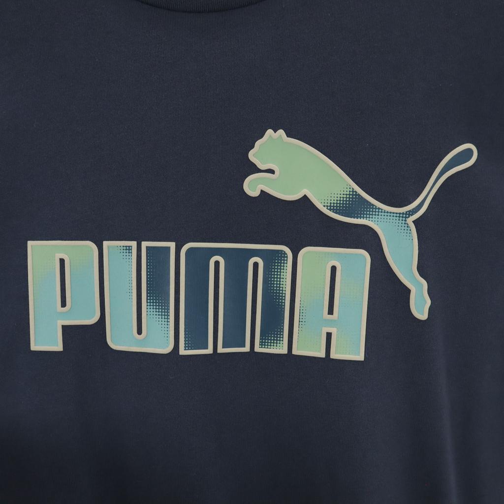 Unused PUMA Short Sleeve T-shirt S Navy Men's Used