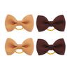 Puppy Dog Hair Bows with Rubber Bands Handmade Small Bowknot Dog Hair Accessories Pet Grooming Supplies