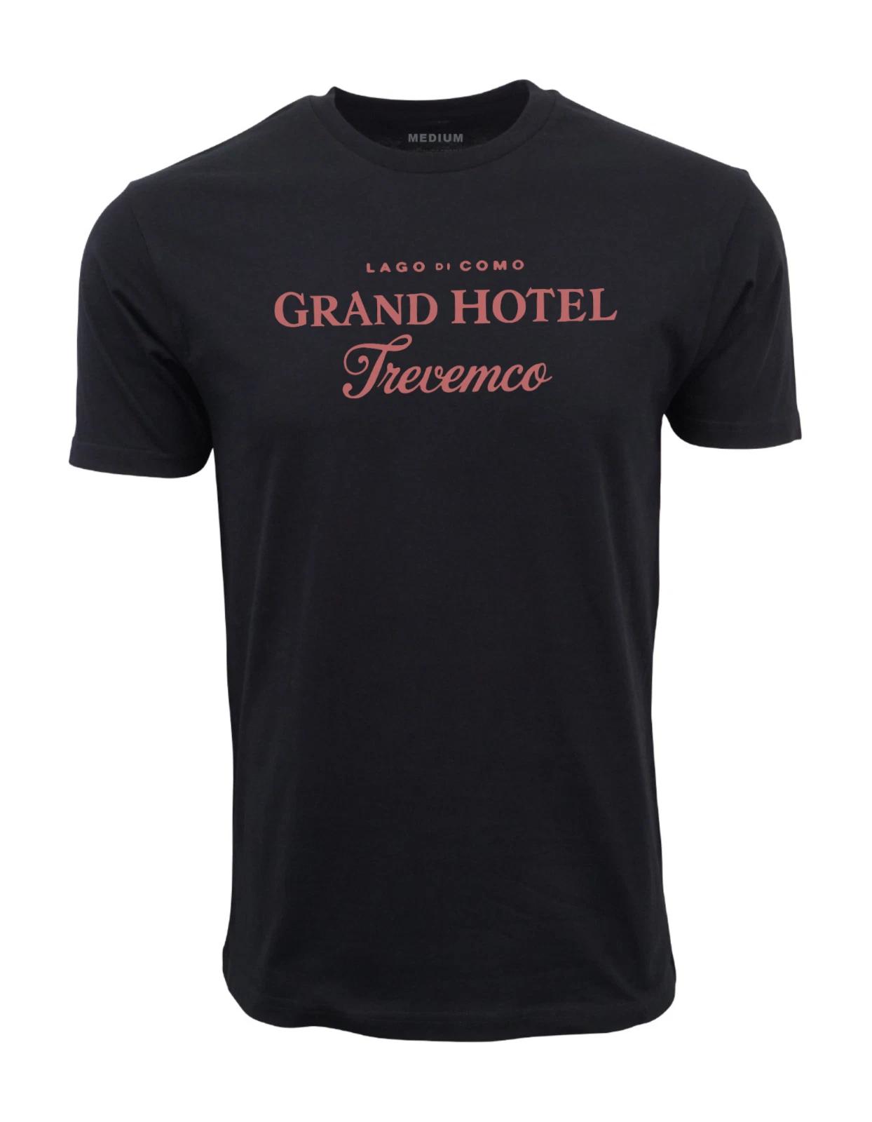 Unisex Adult Casual Graphic 90s GRAND HOTEL TREMEZZO GRAPHIC T-SHIR... M