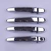 Car Exterior Side Door Handle Cover Trim Bezel Cap Fit for Fiat 500X SUV 2016 2017 2018      Chrome ABS