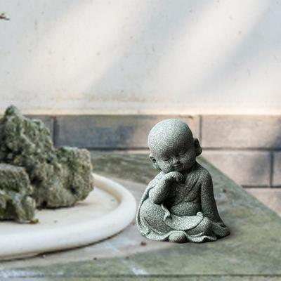 Buddha Figurine Monk Sculpture for Office And Home Use