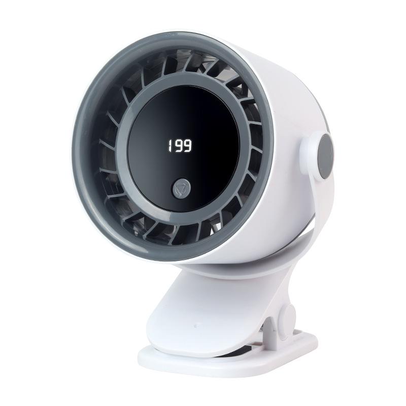 Adjustable Desk Clip Fan - Powerful Wind for Office, Dorm, or Bedside Use