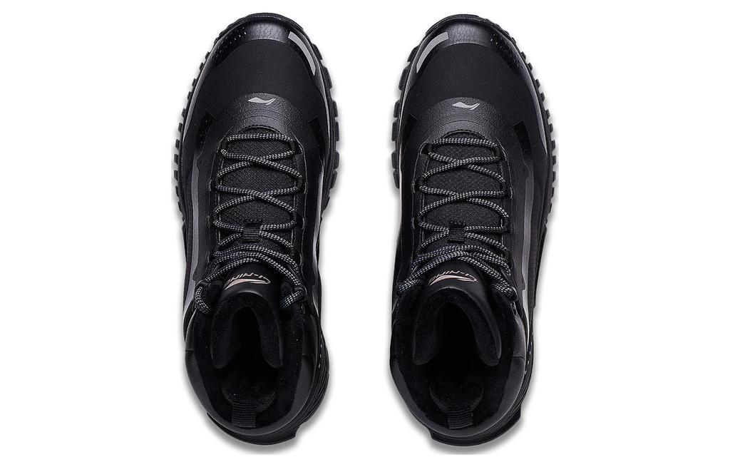 Li Ning Baohe Lite Slip Resistant Abrasion Resistant Low Top Casual Shoes Men's Black AGLT183-1