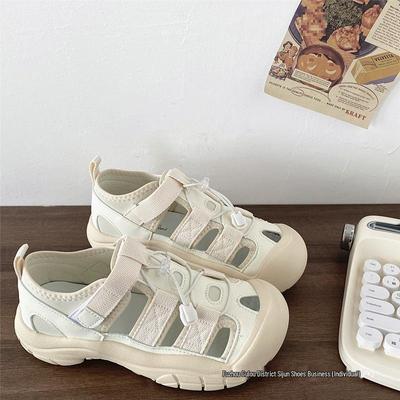 Women's 2024 Trendy Closed-Toe Thick-Soled Breathable Sandals - Versatile Casual Shoes