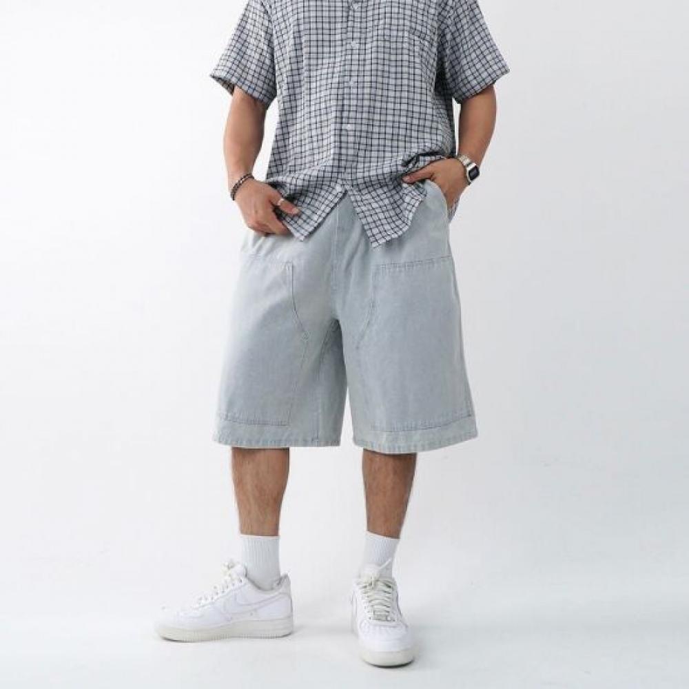 Onl Men S Double Knee 3 4 Denim Bermuda ShortS