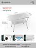 HOMFUL Haofeng 2nd Gen Foldable Picnic & Barbecue Camping Table