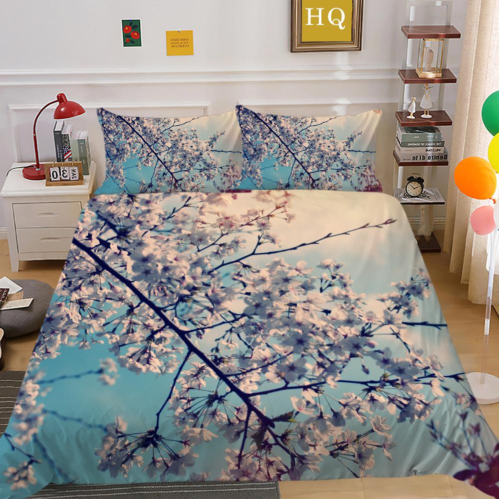 3D Flowers Printing Bedding Cover Full Size Polyester Bedspreads Woman Luxury High Quality Bedroom Decor