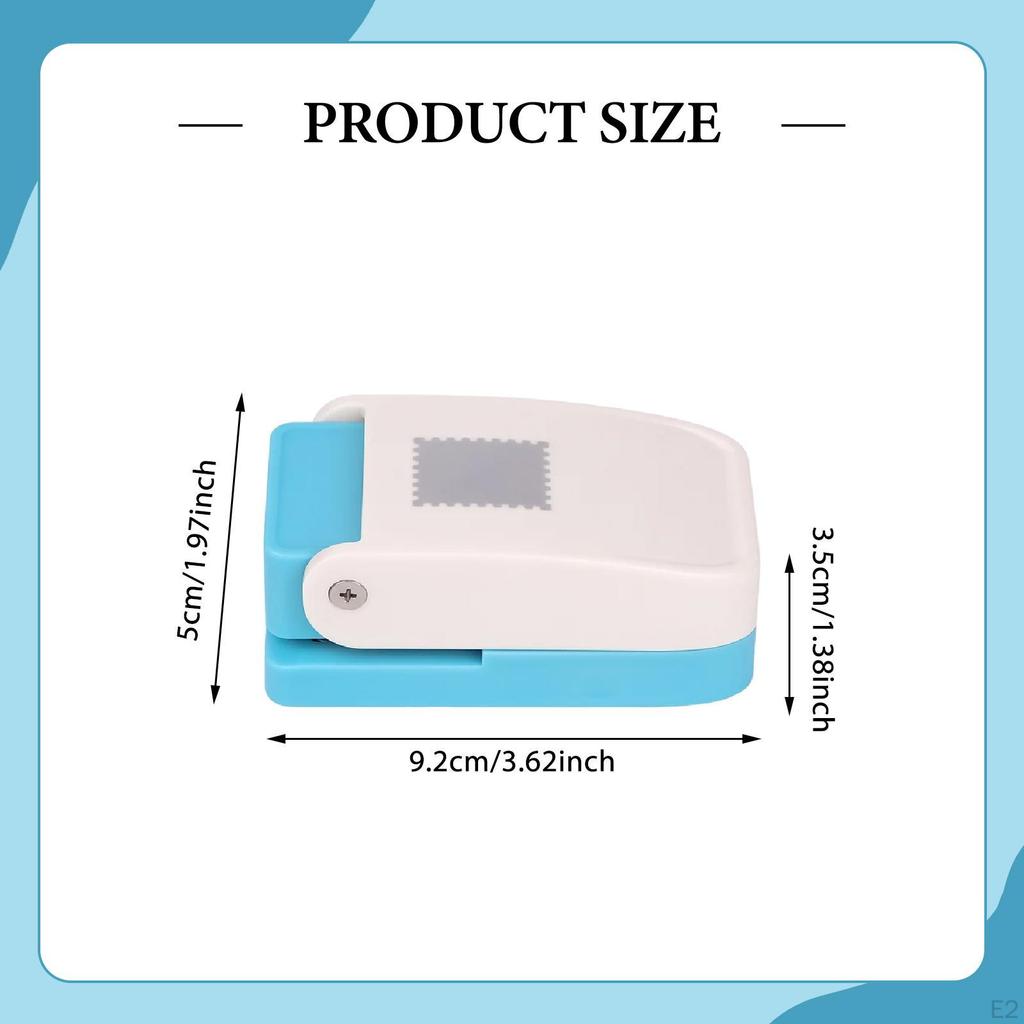 Postage Stamp Punch Paper for Crafting Supplies Embossing Machine Puncher Message