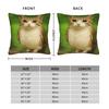 Internetberömd Meowl Cat Owl Meme Kuddfodral Tryckt Kuddfodral För Soffa Sovrum Moderna Kuddfodral