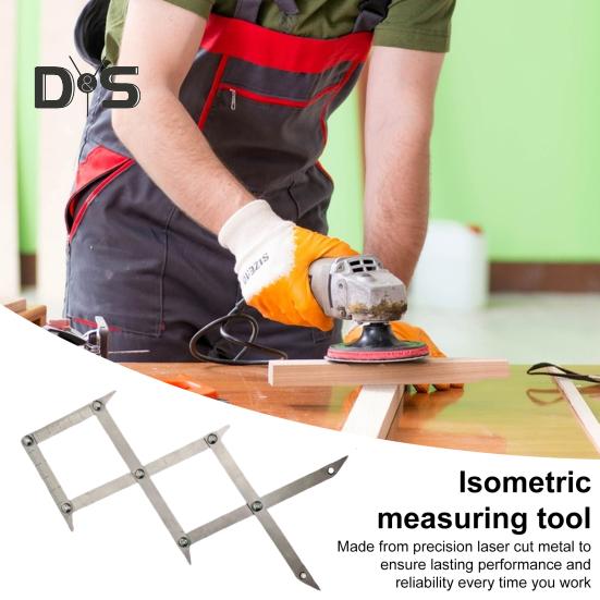 3-Punkt-Mittelpunktsucher, Layout-Tool mit gleichem Abstand, hohe Genauigkeit, einfach zu verwenden, präzises Mittelpunktsuchwerkzeug zum Schweißen und zur Holzbearbeitung