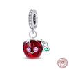 New 925 Silver Fashion Beer Champagne Red Wine Glass Drink Charms Beads Fit Original Bracelet DIY Jewelry Gift