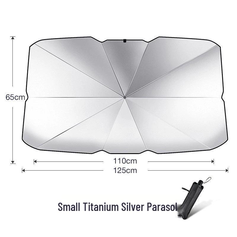 Car Windshield Sunshade: Folding Heat Insulation & Sun Protection Visor