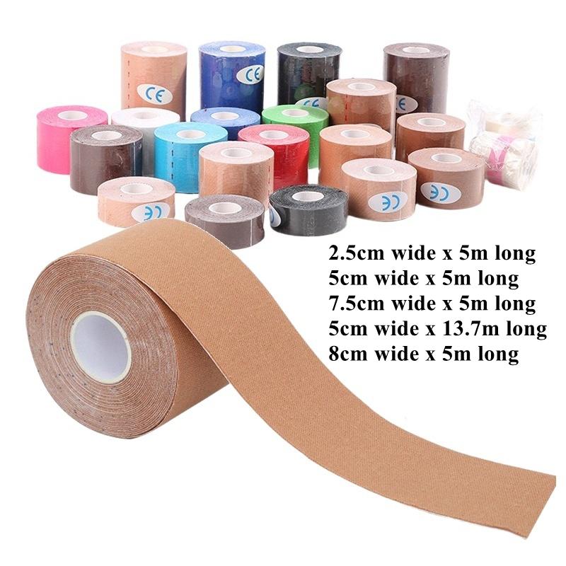Elastic Sports Tape Roll 2.5 cm 5 Meters Muscle Support Joint protection Custom Sports Tape KT Tape