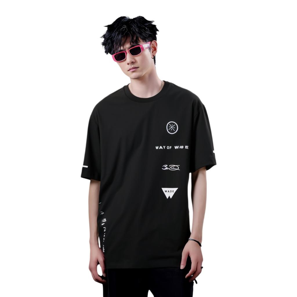 Li-Ning Wade Of Wade Logo T-shirt 'Black' Men's ATST237-1