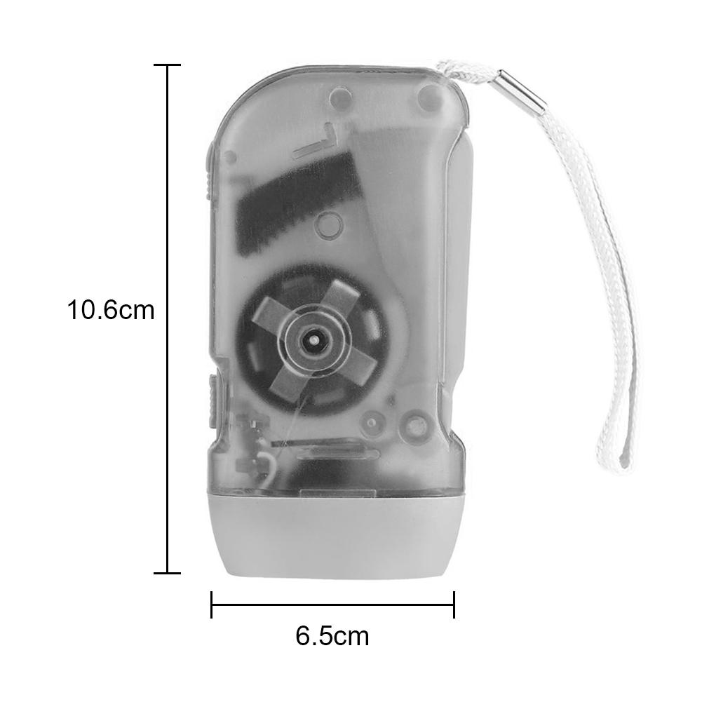 LED Hand Pressing Dynamo Flashlight Waterproof Torch Lamp for Outdoor Camping Hunting Mini Flashlight for Emergency