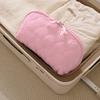 7l Large Capacity Quilted Heart Shape Partition Toiletry Bag Portable Butterfly Embroidery Travel Makeup Bag Multi Grid Storage