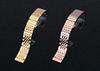 Stainless Steel Seven-Bead Watch Strap for Tissot T41, Elbow 12-24mm