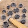 Furniture Table Leg Covers Protectors Chair Leg Caps with Felt Pads Reduce Noise Silicone Round Non Slip Scratch Floor Sliders