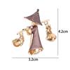Punk Retro Dosa Burden Old man Badge Gift For Men Women Accessories Jewelry Corsage Brooch Pins