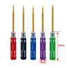 5pcs Mini 0.9/1.27/1.3/1.5/2.0mm Hex Screw Driver Set Screwdriver For Axial SCX24 1/24 RC Crawler Truck Boat/ Drone/Helicoptor