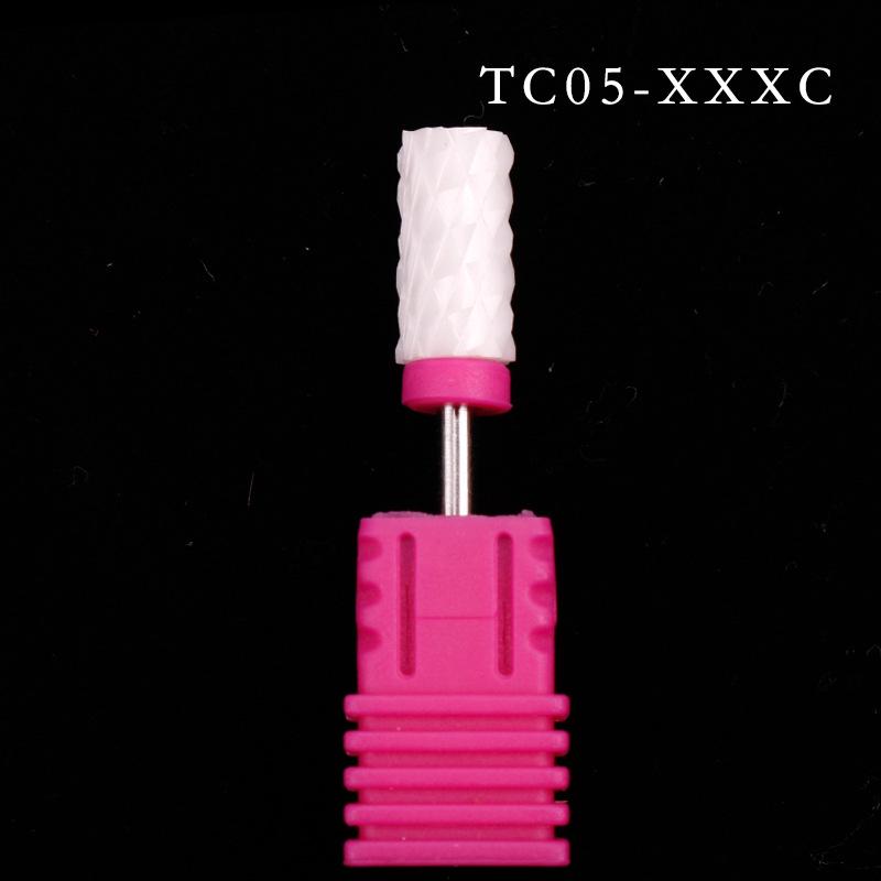 Ceramic Nail Grinding Head - Corn Bullet Rocket Shape for Electric Nail Grinder