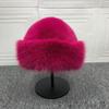 Women's Faux Mink Fur Mongolian Bucket Hat - Thick, Warm, Fashionable for Autumn & Winter, Small Face Effect