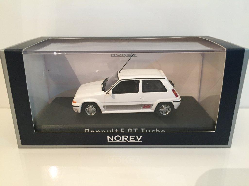 

Norev scale Renault 5 GT Turbo 1989 White Finished Product 1/43 белый